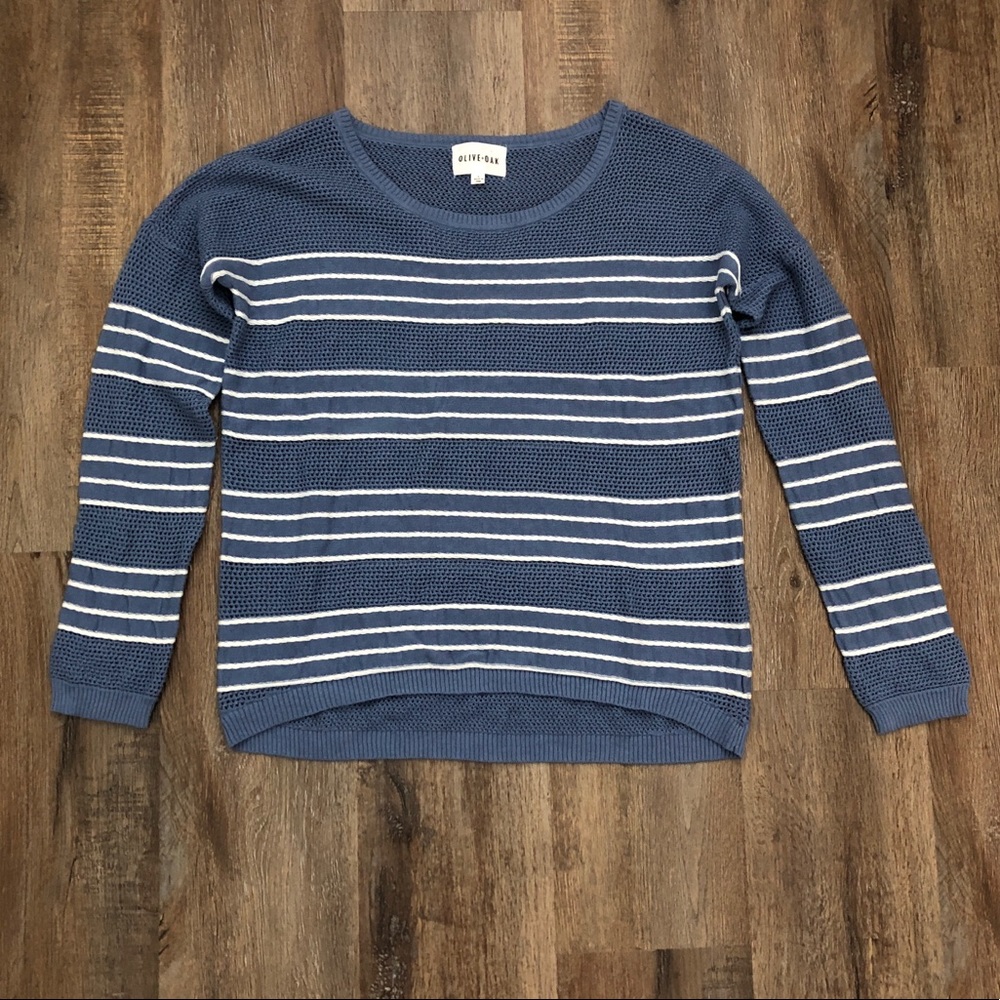 Olive + Oak Knit Stripe Sweater (Stitchfix)